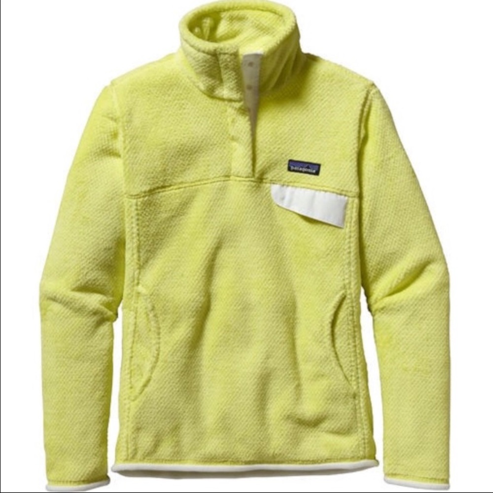 Patagonia Women's lime Green Fleece Sweater
